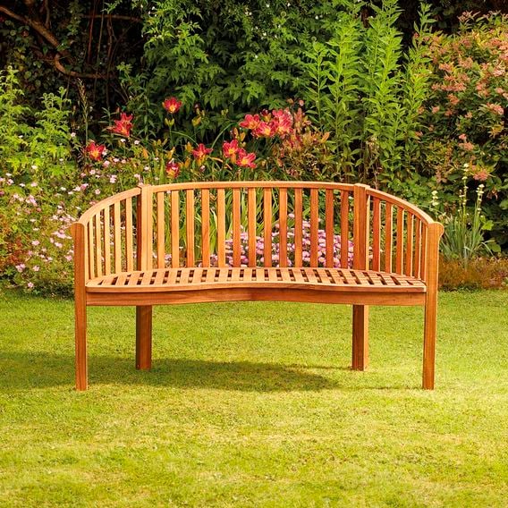 Garden Gear - Acacia 3-Person Banana Bench